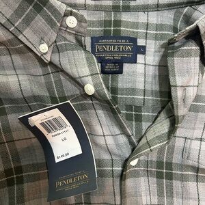 Pendleton wool Plaid button up Shirt
